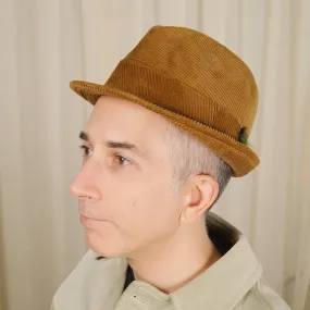 1950s Corduroy Trilby Hat