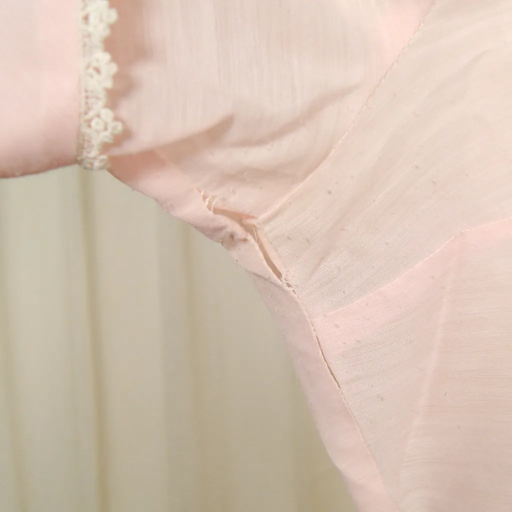 1950s Pink Shirtwaist Dress