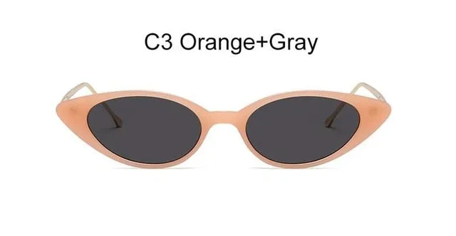 2019-23 New Women Trendy Small Cat Eye Sunglasses