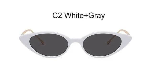 2019-23 New Women Trendy Small Cat Eye Sunglasses