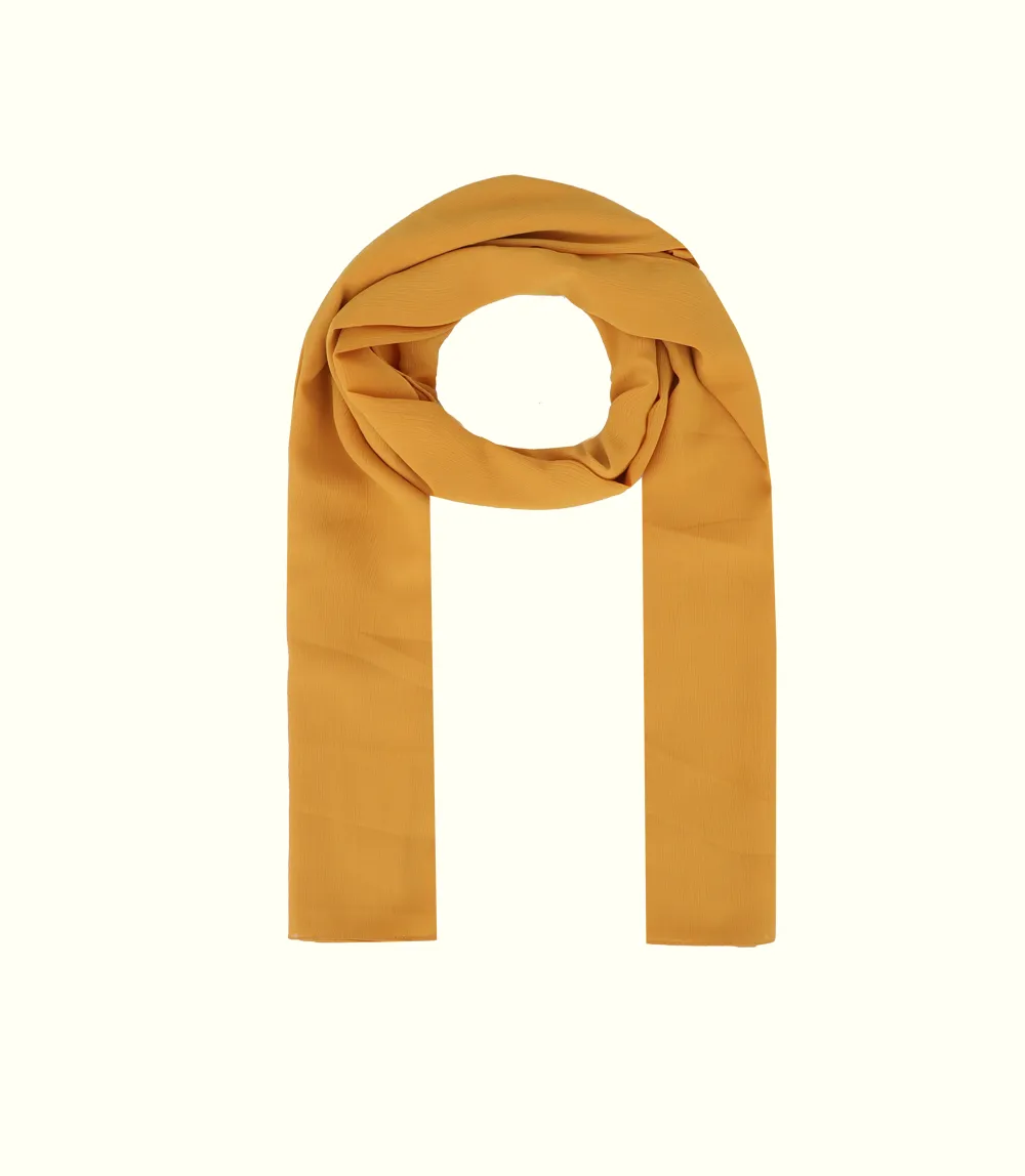 A4967-MUSTARD-Scarf For Women