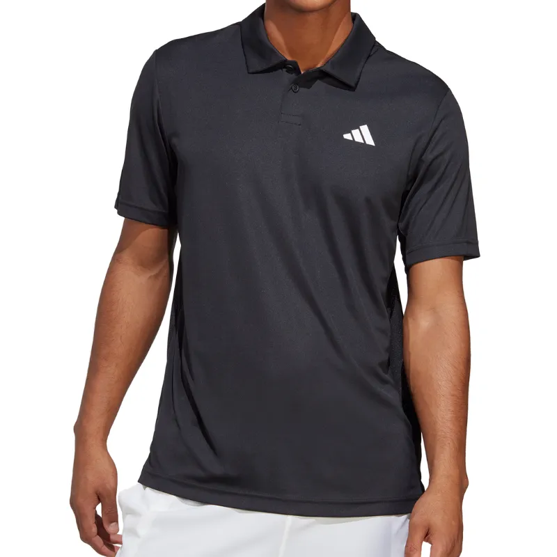 Adidas Club Mens Tennis Polo Shirt - Black