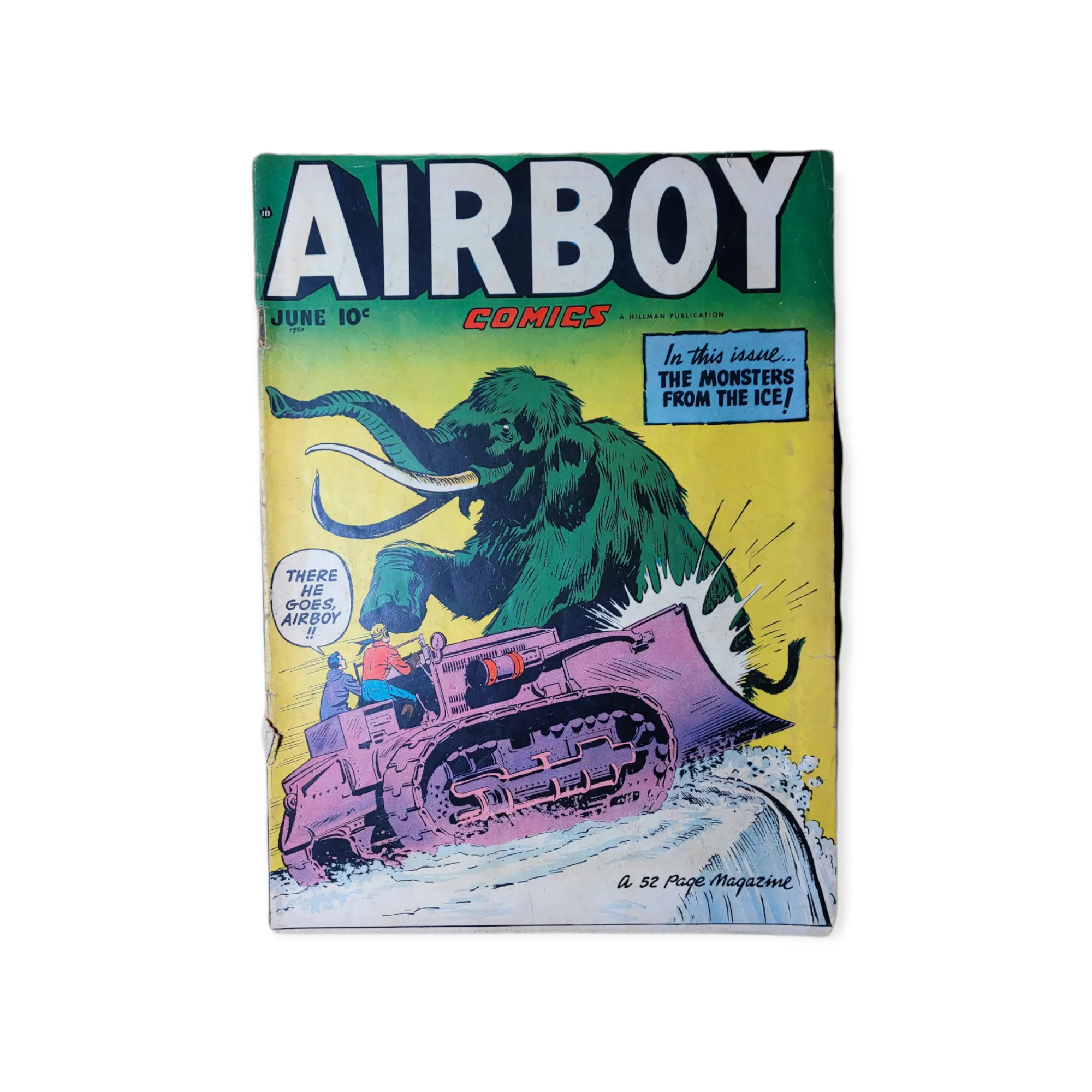 Airboy Comics Vol 7 #5 Elephant Cover (1950)