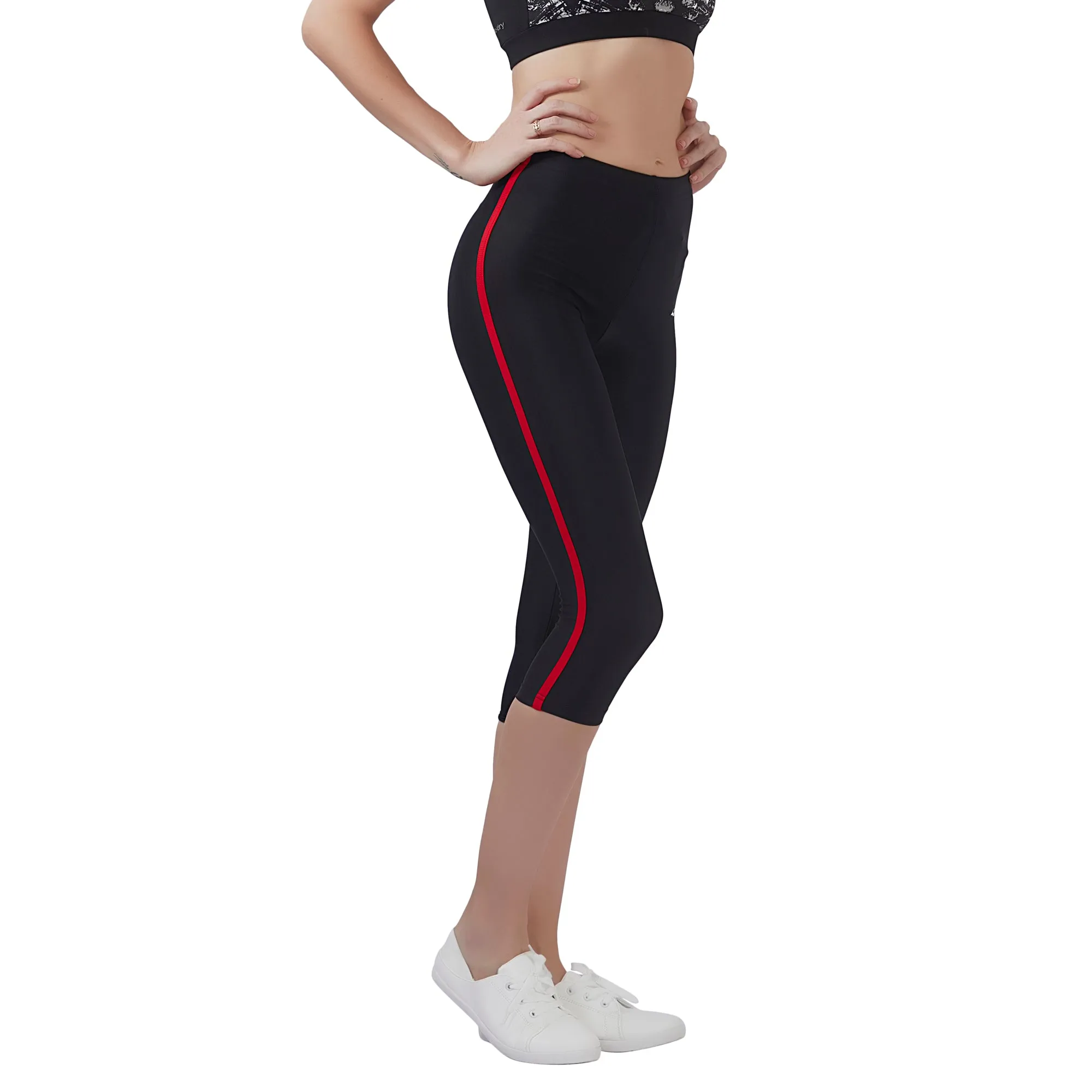 Align Women 3/4TH LEGGING (Ideal for Running, Gym and Yoga) Anti Chafing