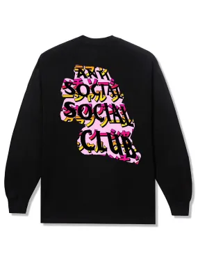 Anti Social Social Club Shirt - Long Sleeve Twisted Quickness - Black