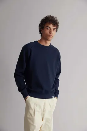 ANTON - Organic Cotton Sweat Navy