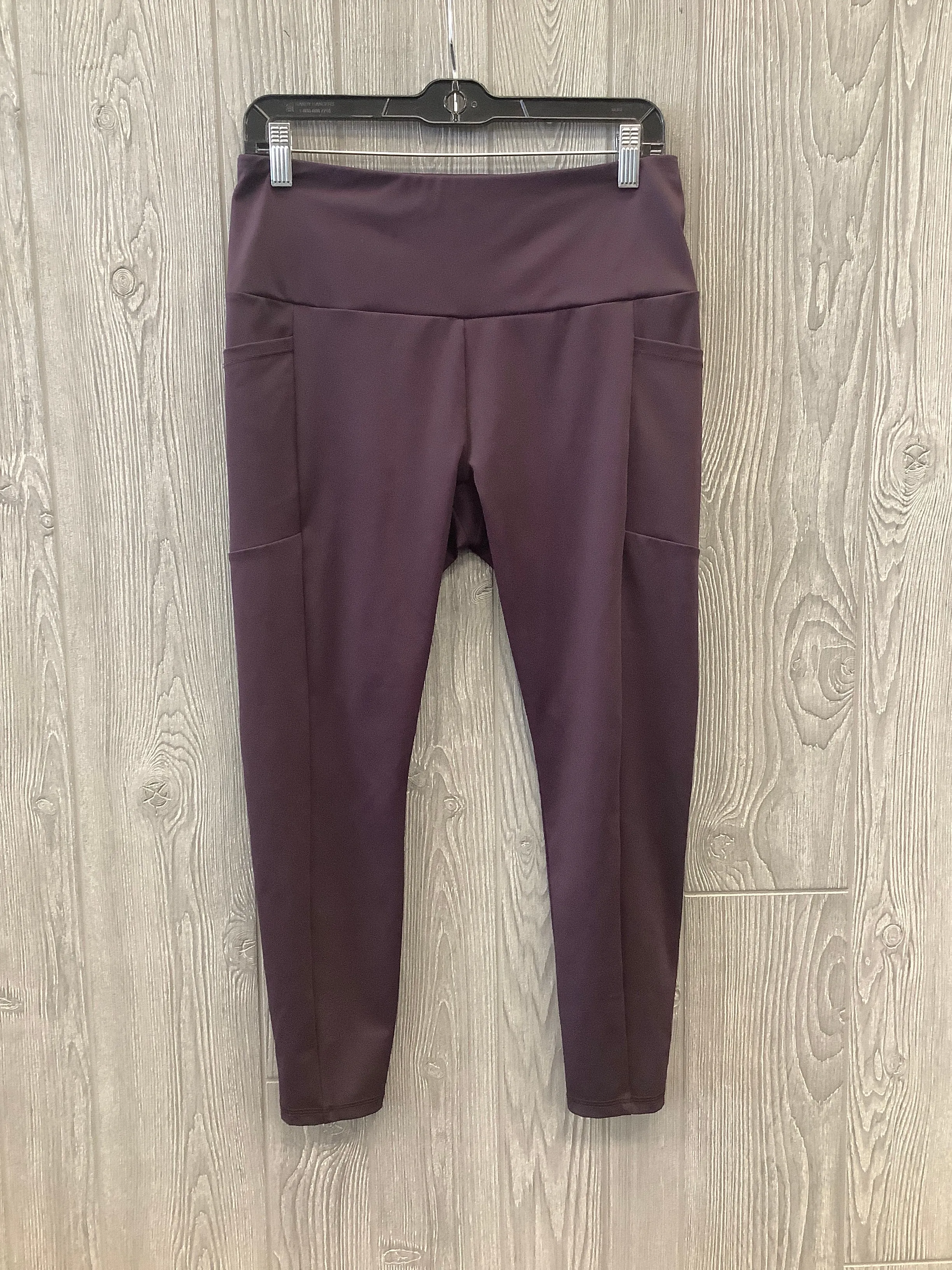 Athletic Leggings By Rbx In Purple, Size: L