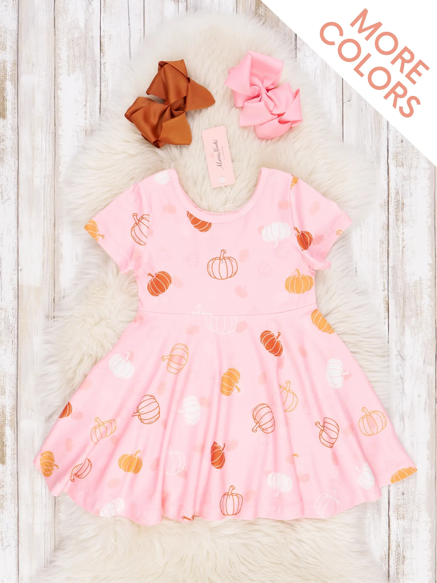 Autumn Pumpkin Swing Dress