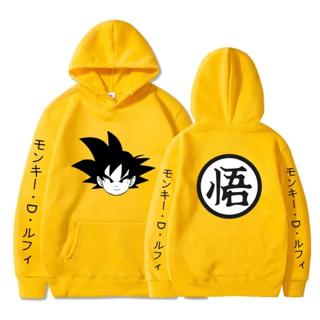 Autumn Sweatshirts Goku tops Dragon-Ball Z Hoodies Men Anime Costume Kids Clothes Boys Girls Tops Children&#39;s Clothing sudaderas