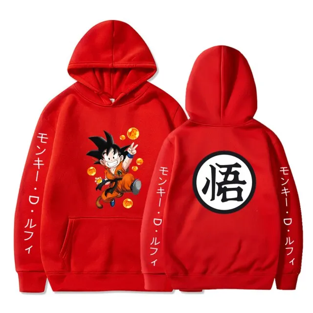 Autumn Sweatshirts Goku tops Dragon-Ball Z Hoodies Men Anime Costume Kids Clothes Boys Girls Tops Children&#39;s Clothing sudaderas