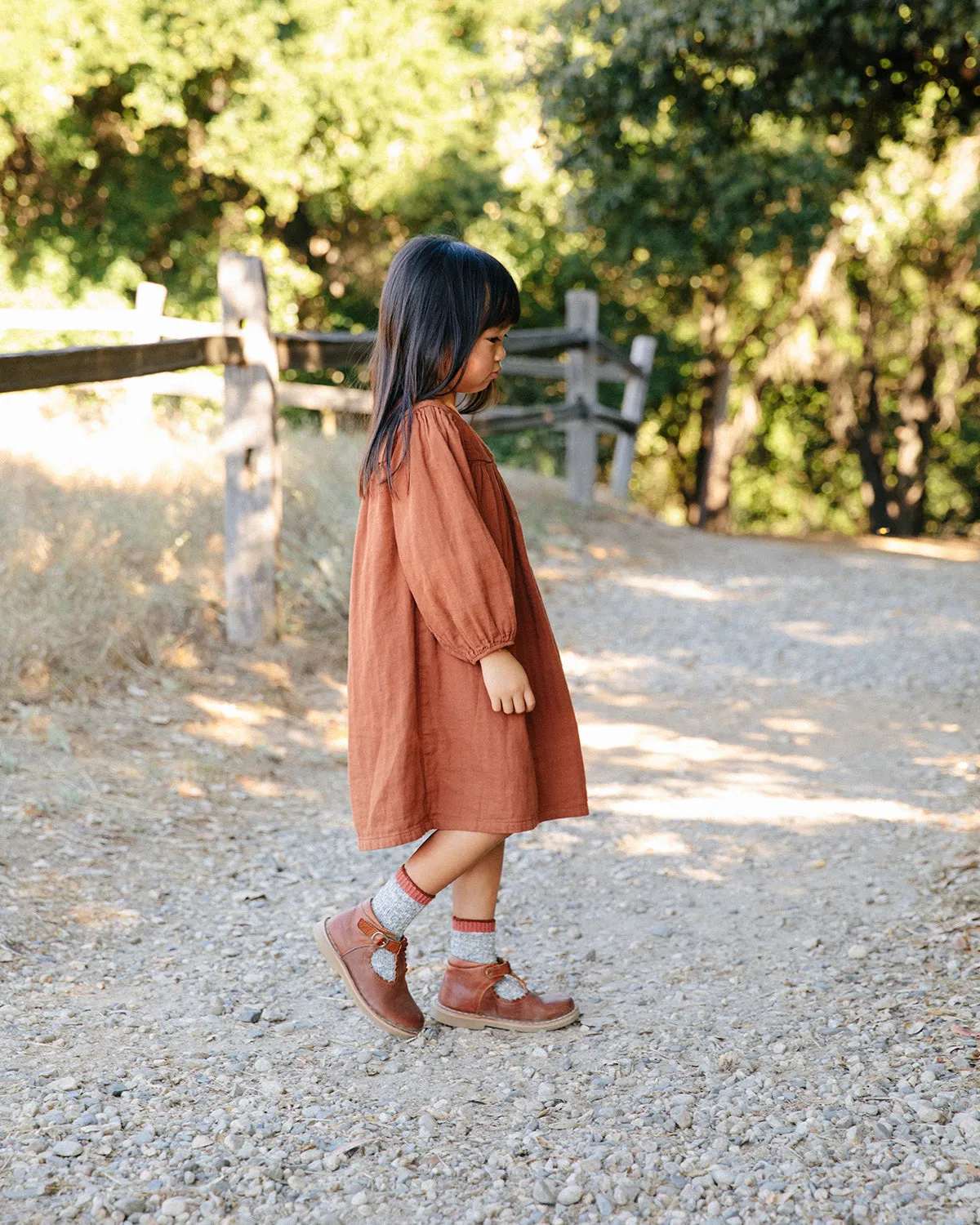 Baby Long Sleeve Muslin Frock