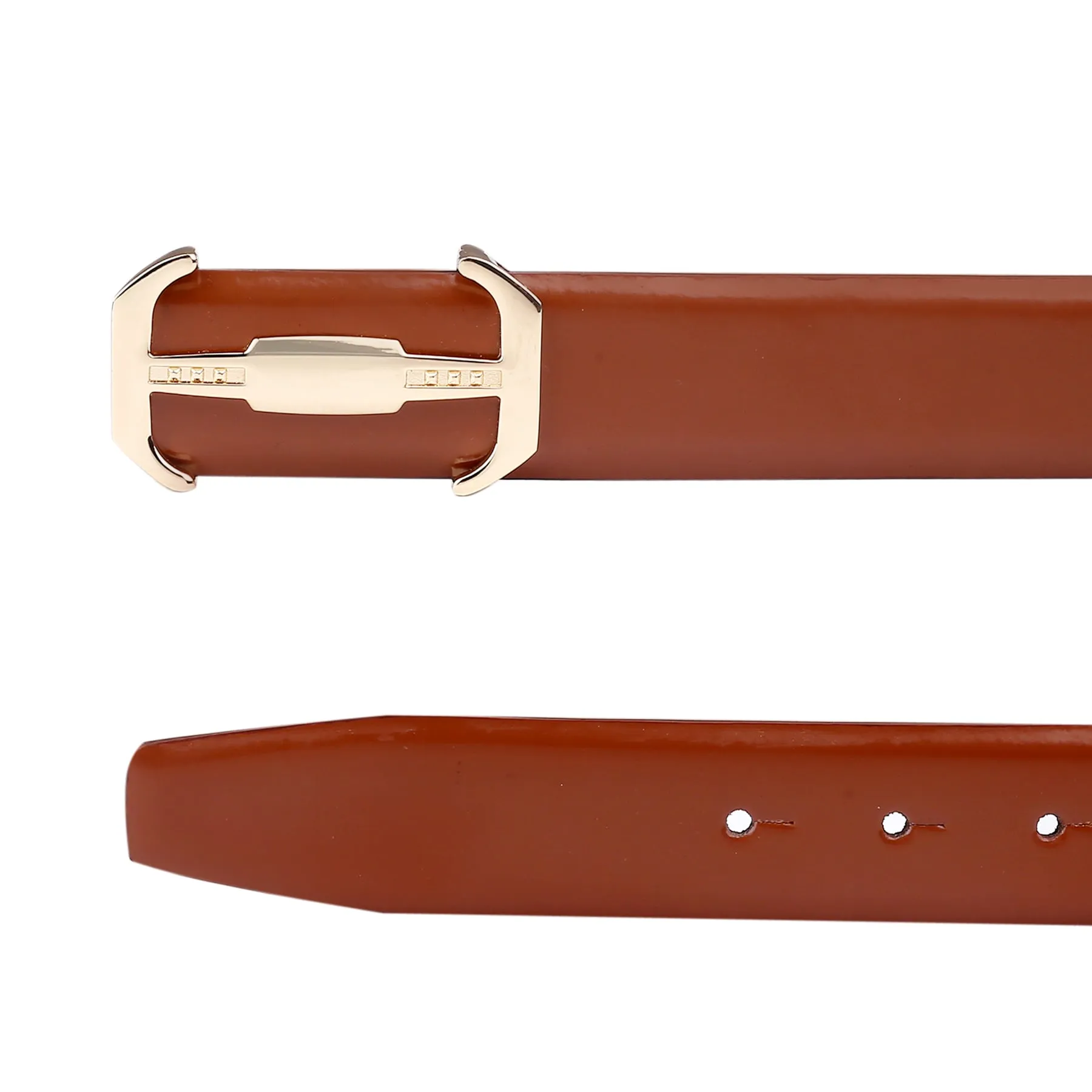 Bacca Bucci Genuine Leather Formal Dress Belts with a Stylish Finish and Nickel-Free Buckle