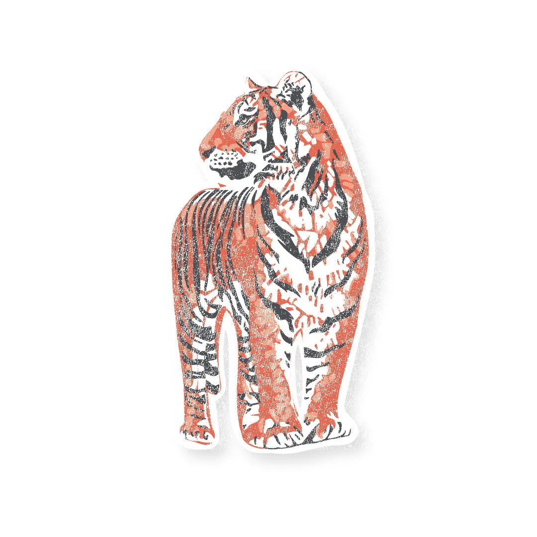 Big Tiger Decal- (Multiple Sizes)