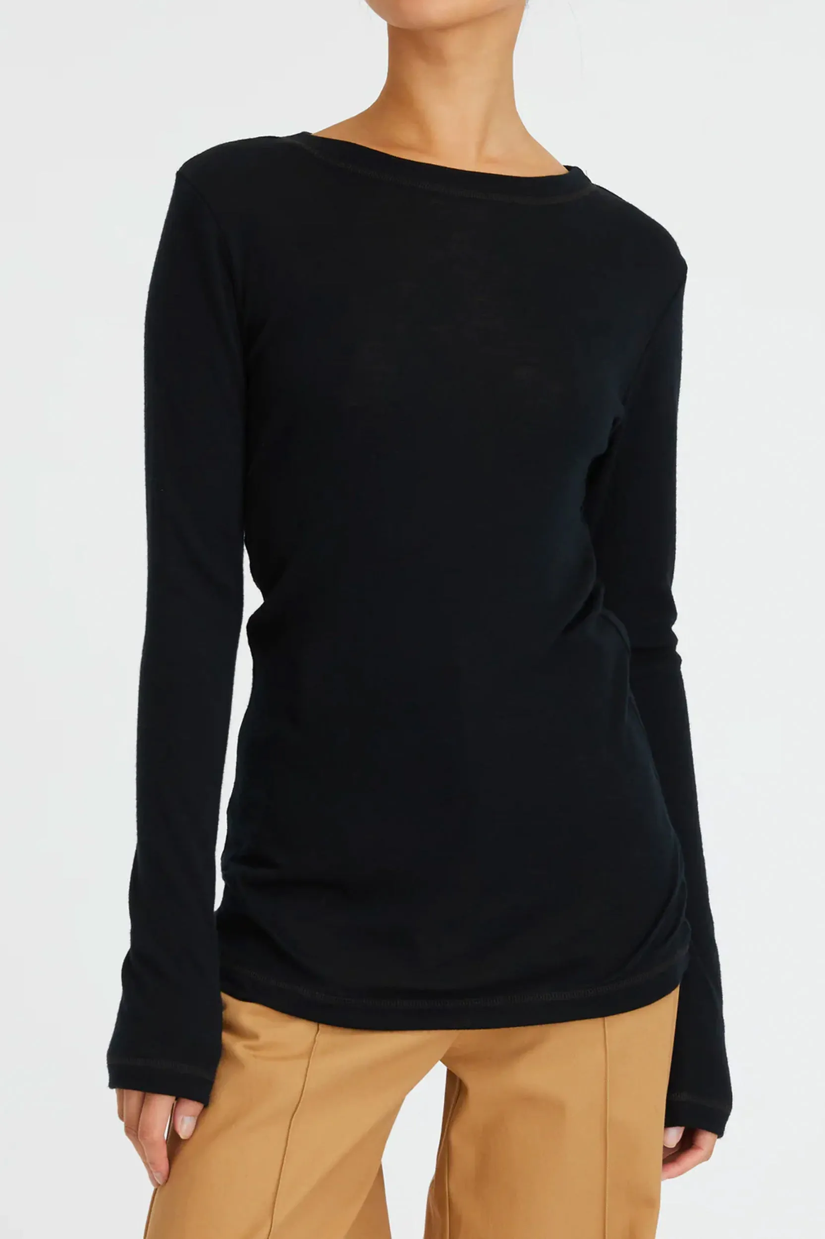 Billy LS Top in Black