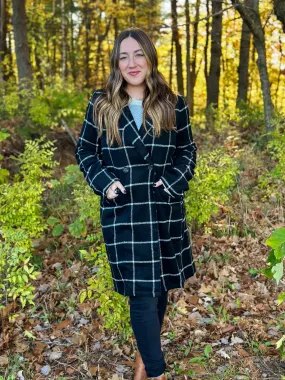 Black Plaid Jacket