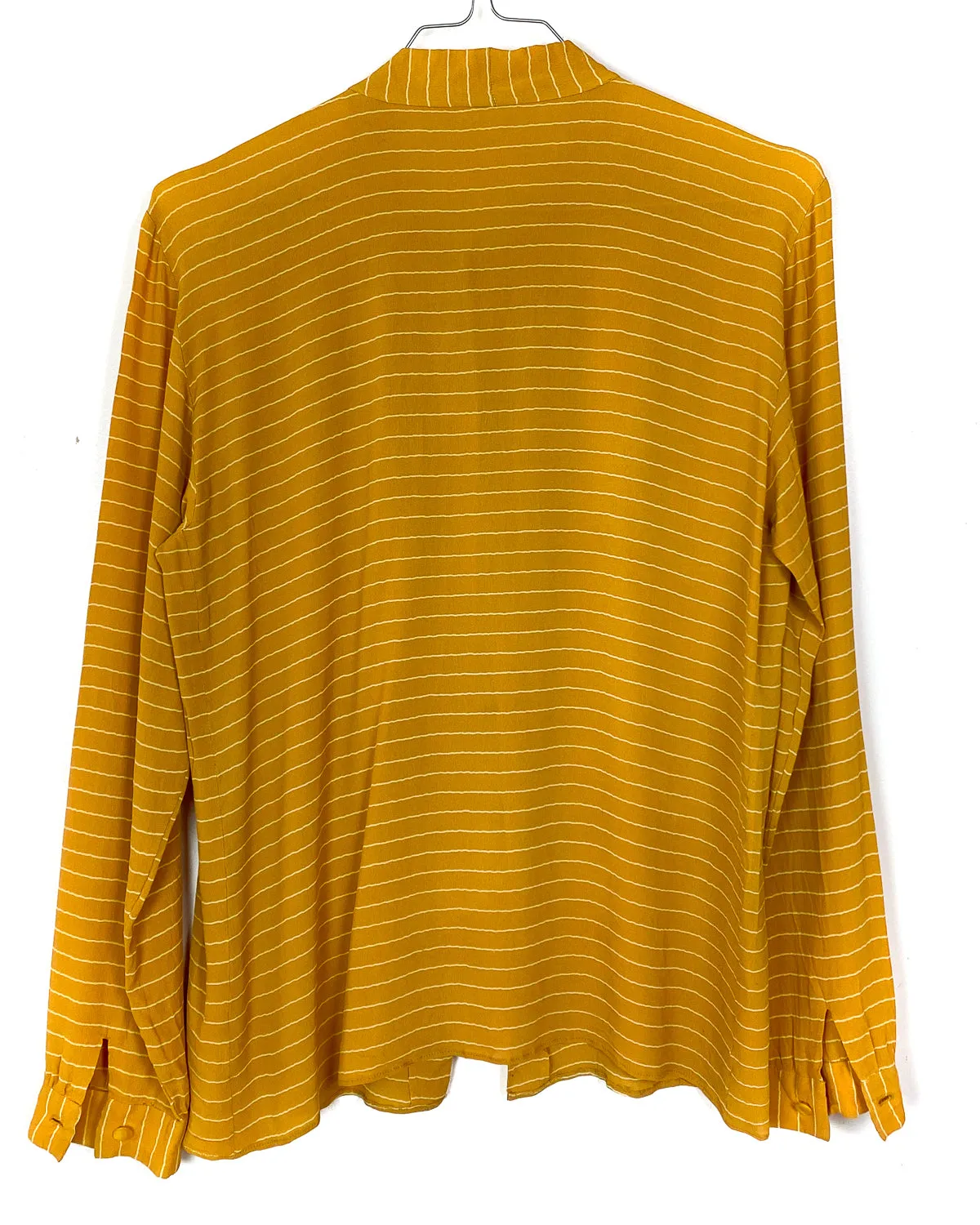 Blusa A Righe Con Fiocco Taglia M