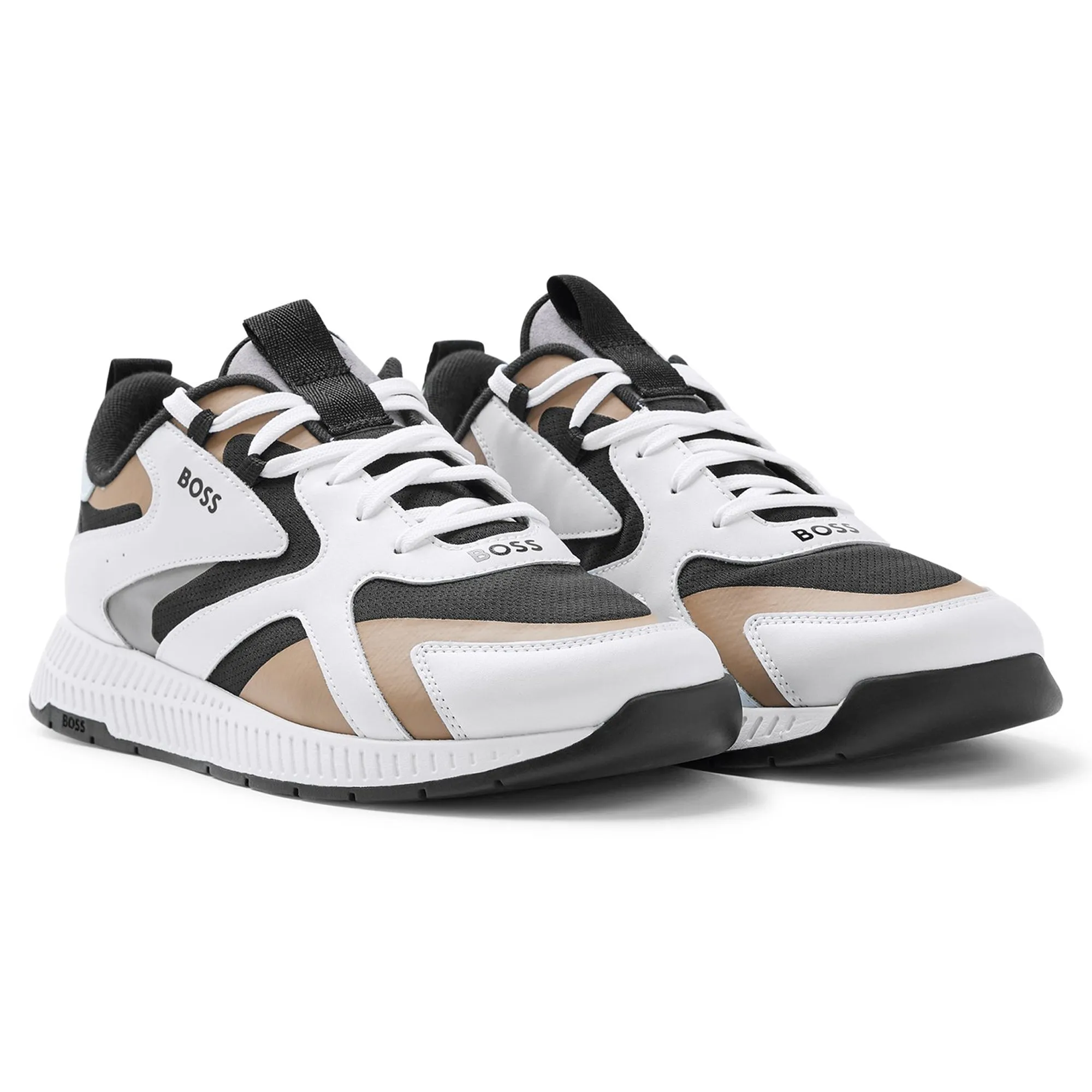 Boss Titanium Runner thly Trainers - Open Beige