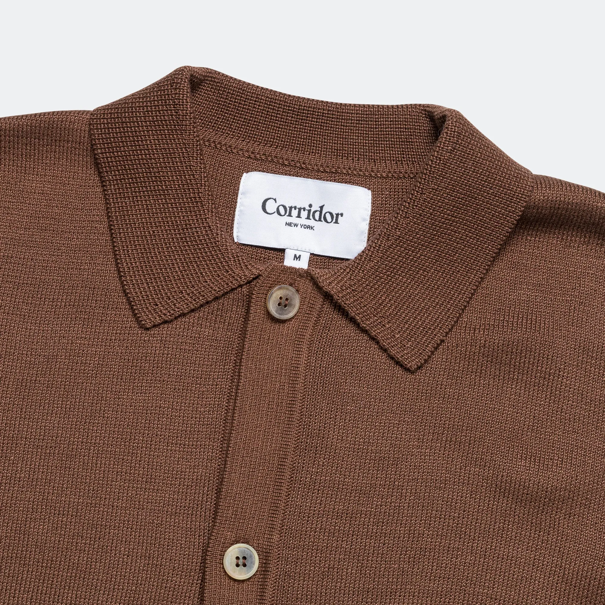 Buttondown Sweater - Brown