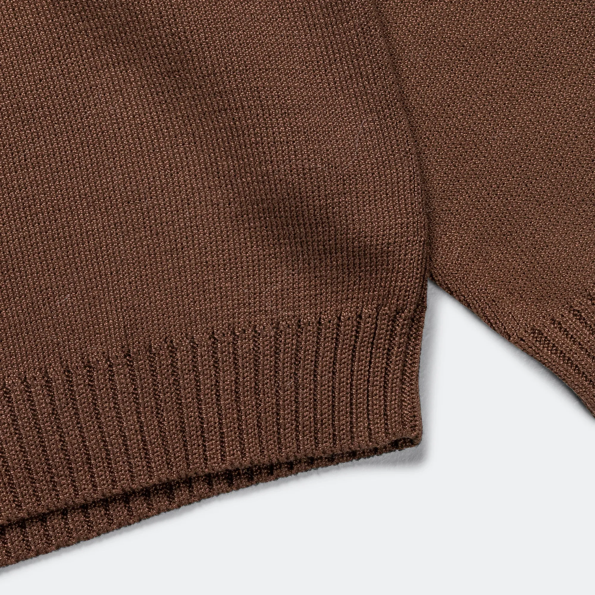 Buttondown Sweater - Brown