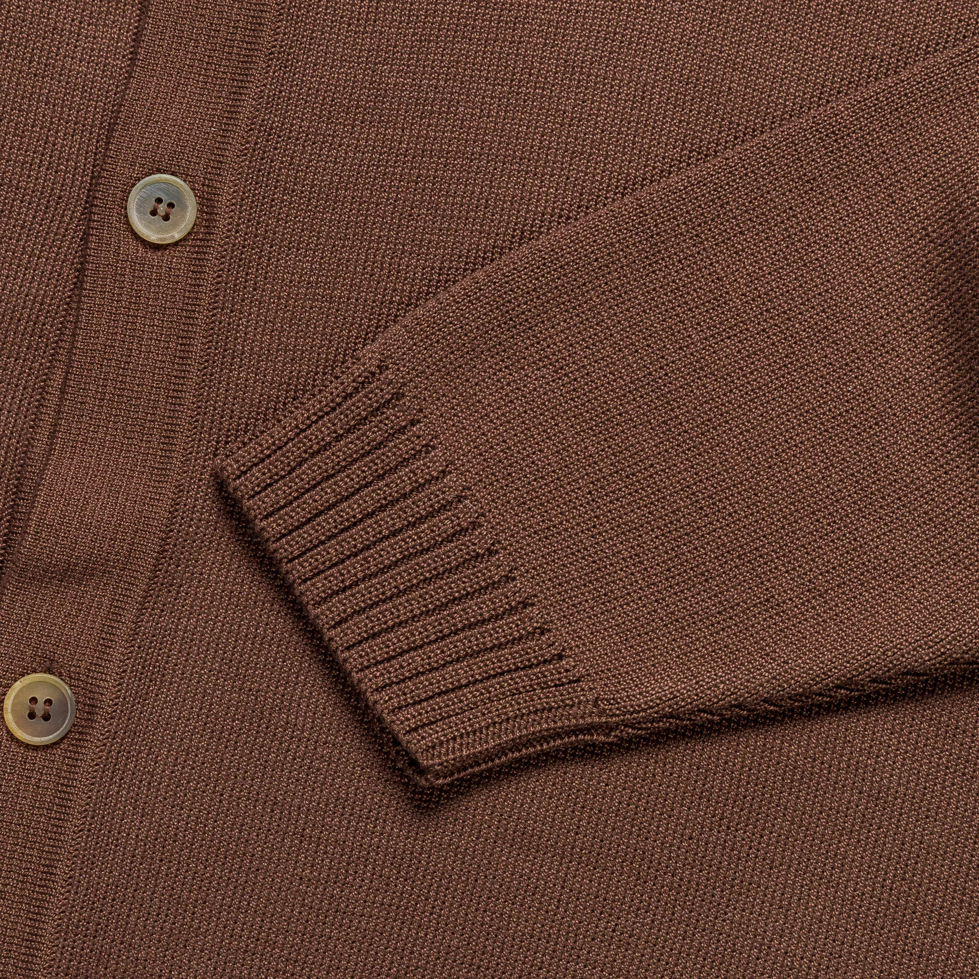 Buttondown Sweater - Brown