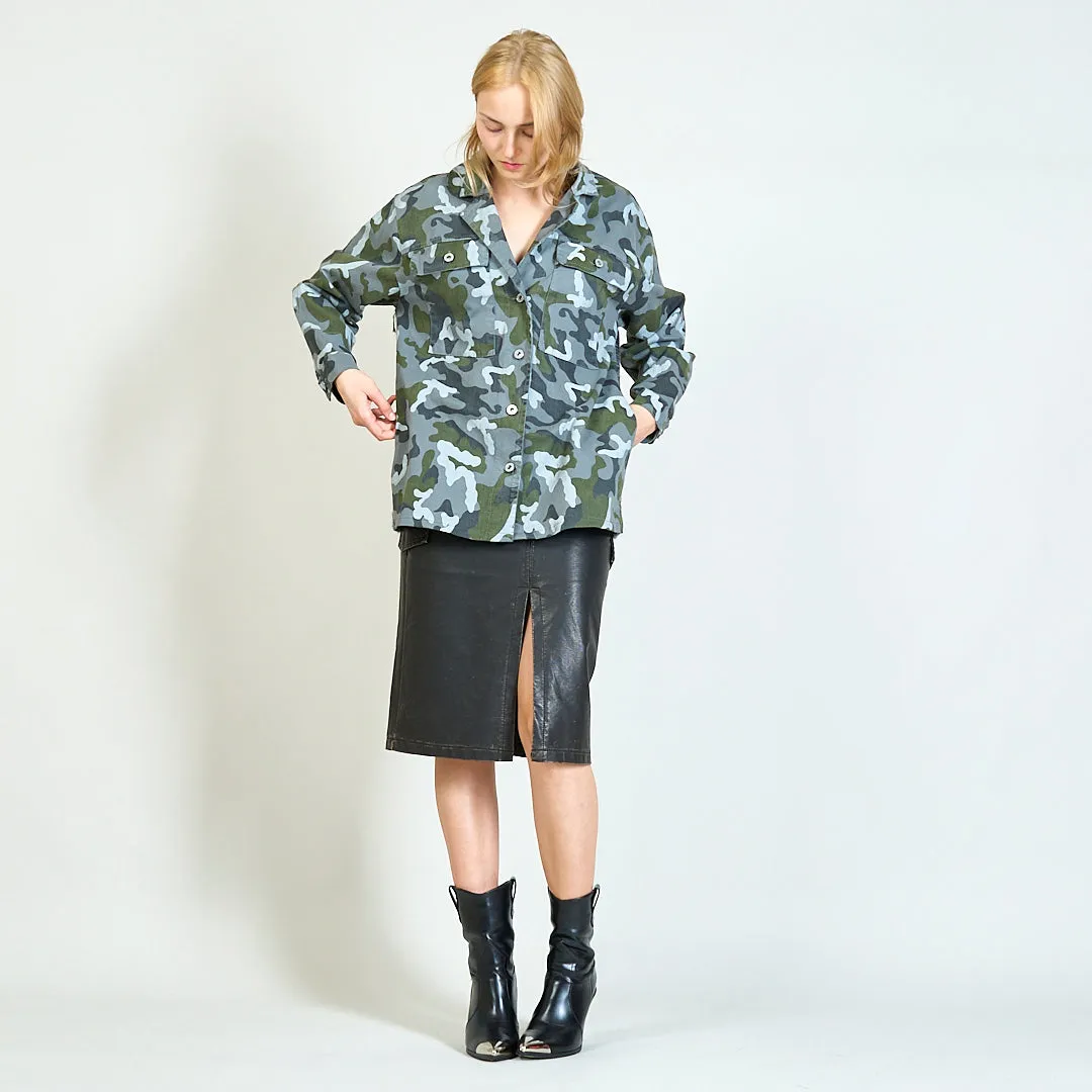 Camouflage jacket with soft back wholesale