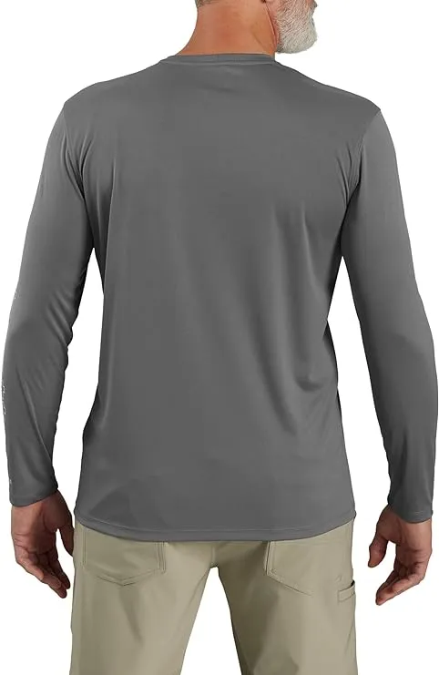 Carhartt Men's Force Sun Defender™ Lightweight Long-Sleeve Graphic Logo T-Shirt