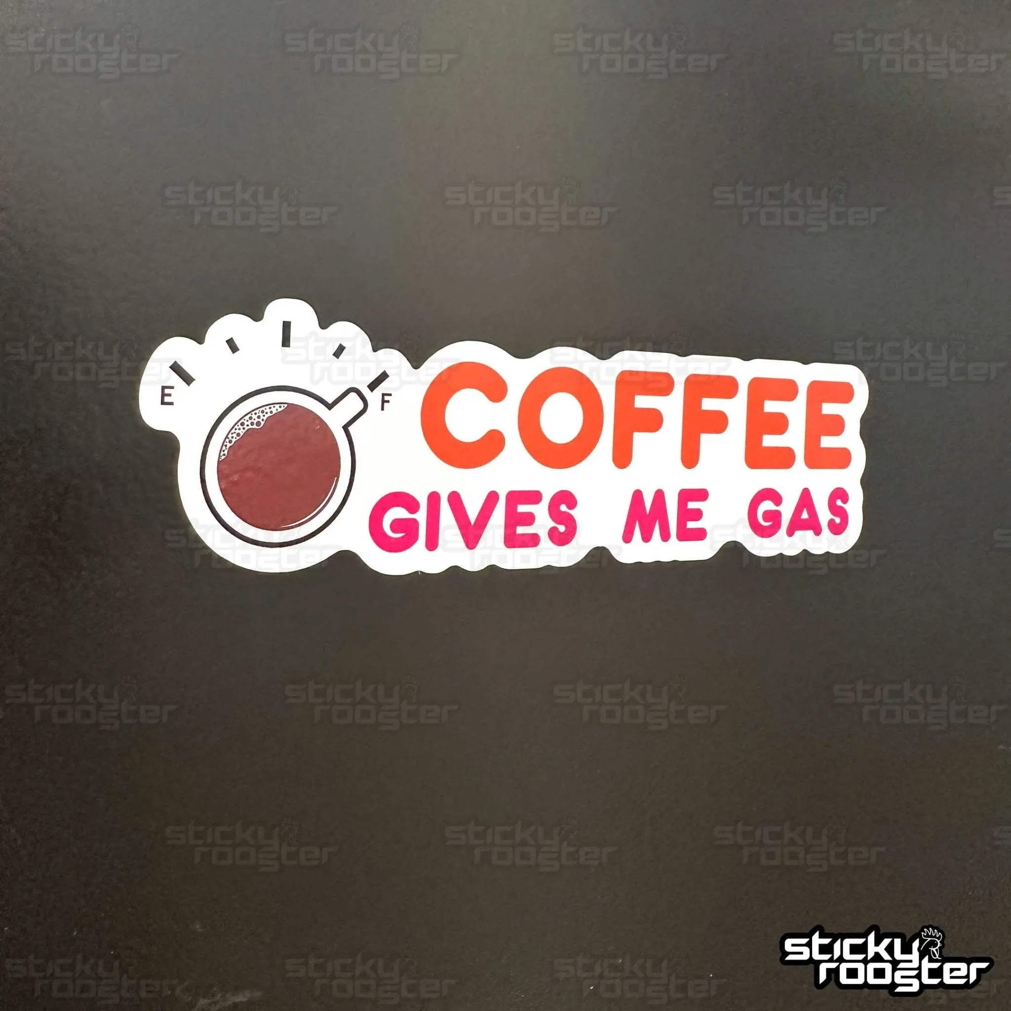 Coffee Gives Me Gas! sticker