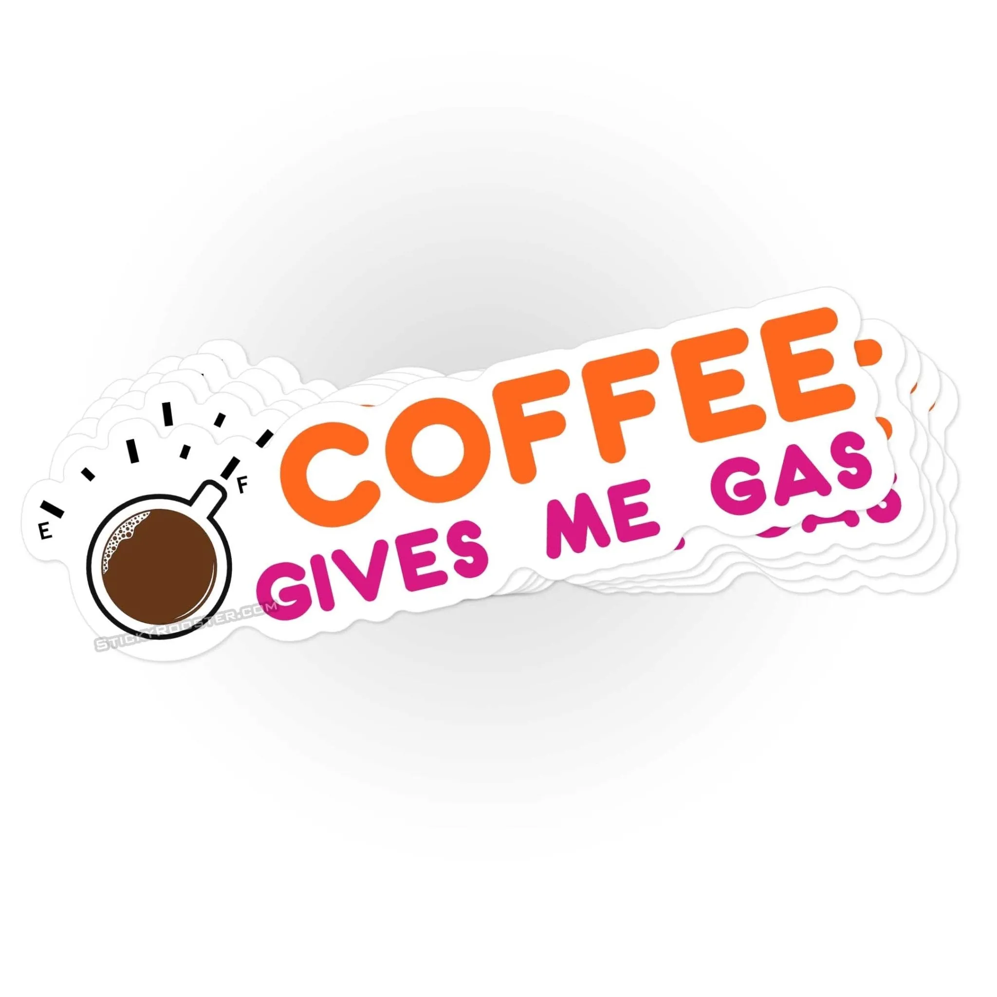 Coffee Gives Me Gas! sticker