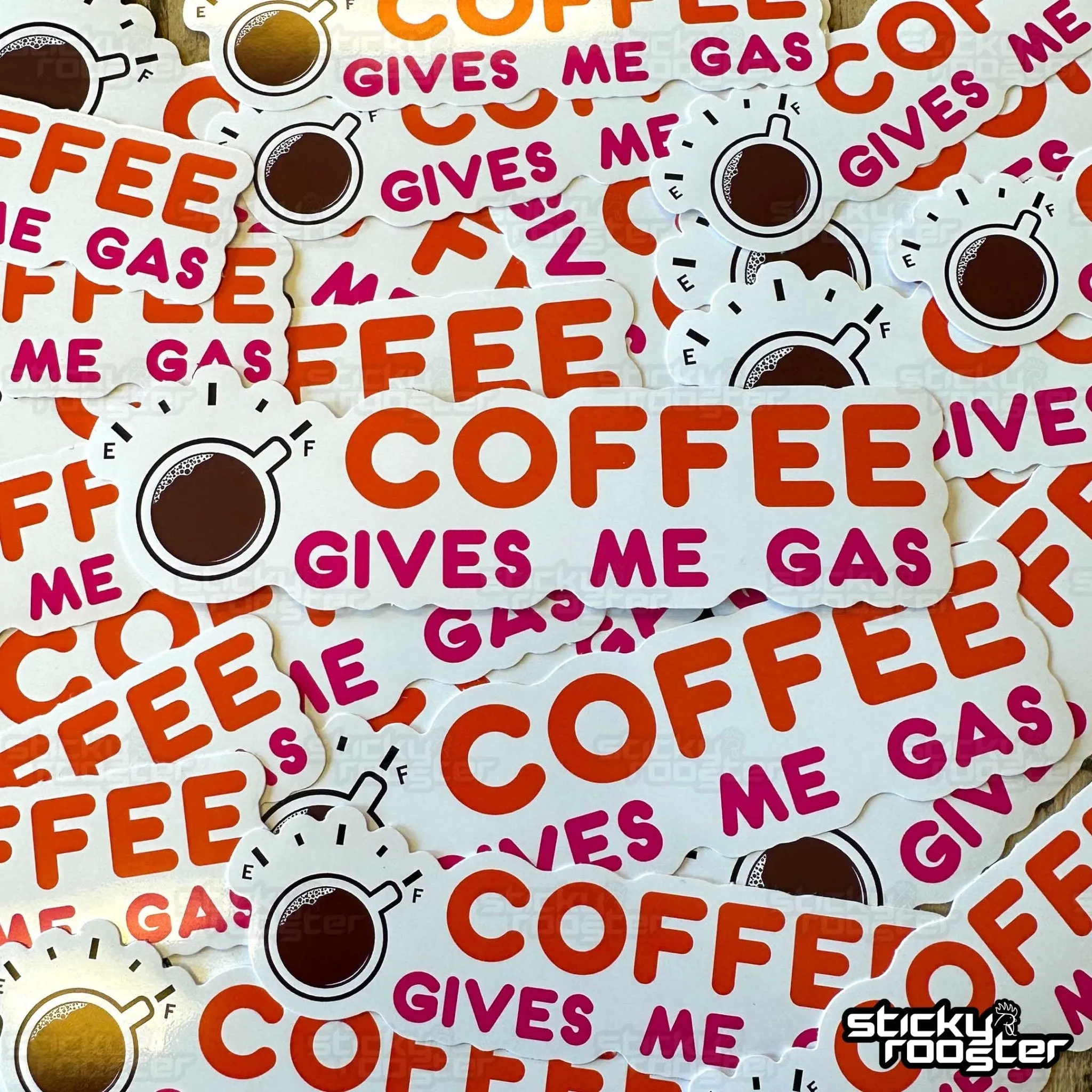 Coffee Gives Me Gas! sticker