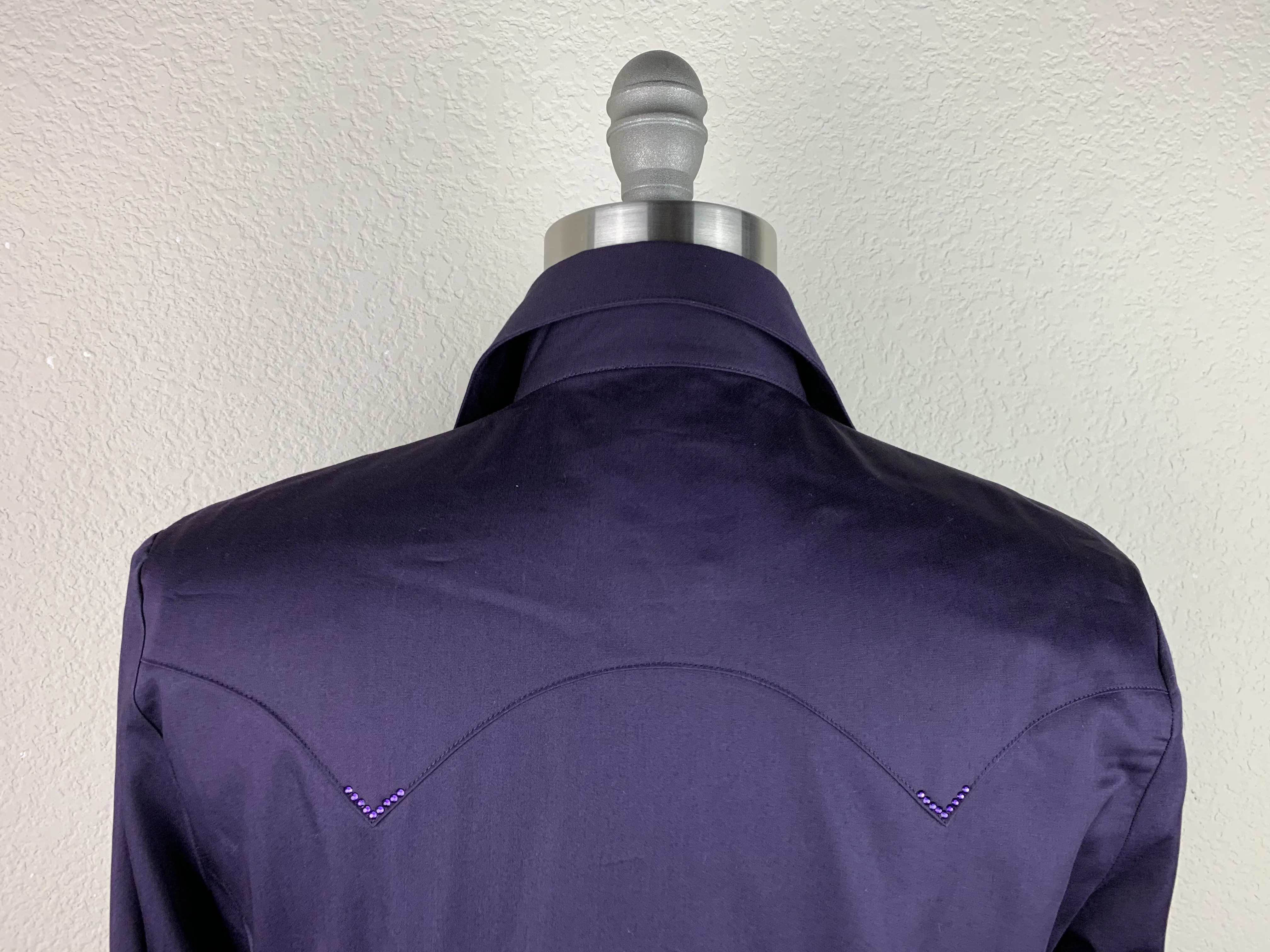 CR Classic Eggplant Cotton Sateen - FINAL SALE