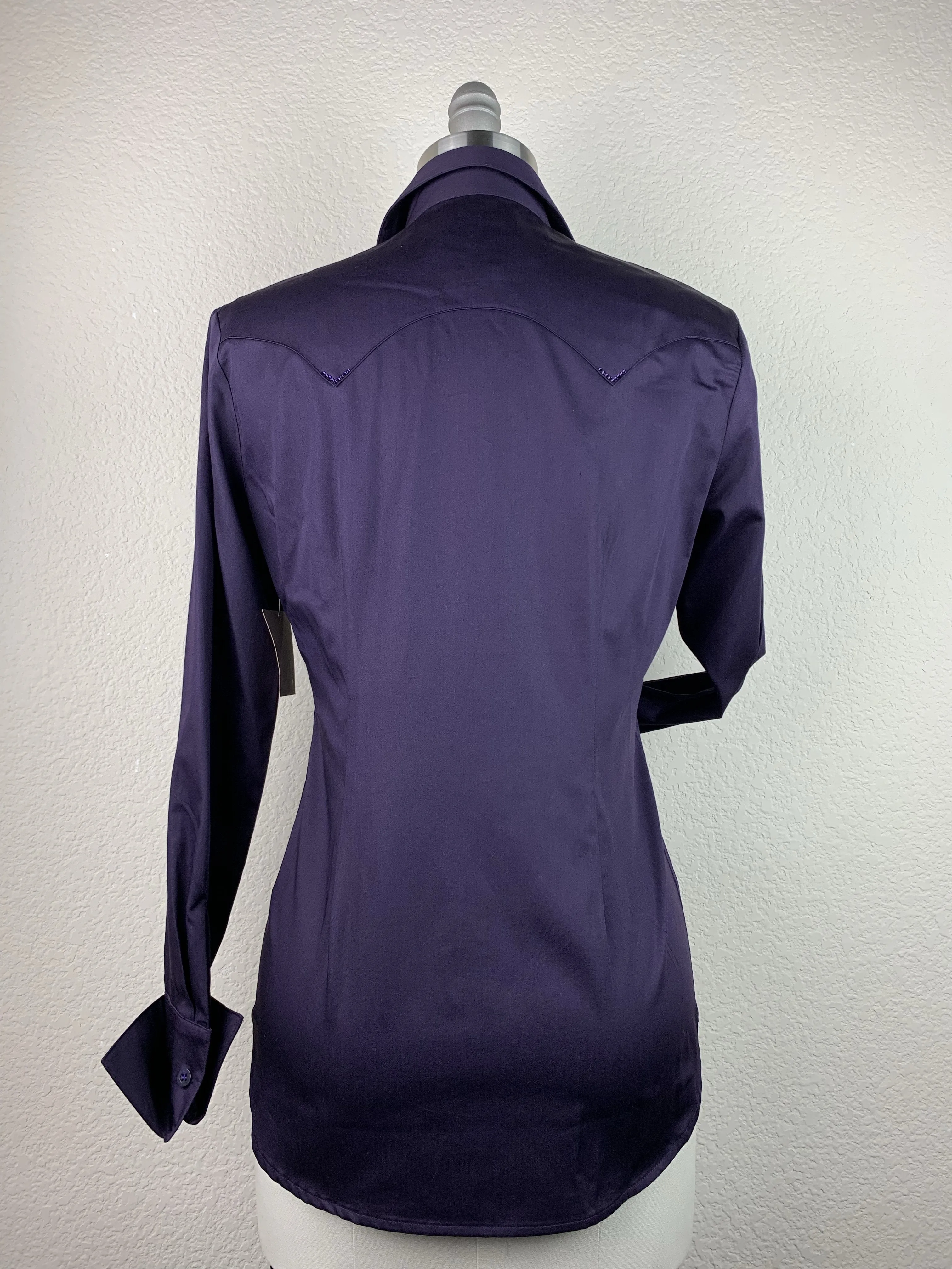 CR Classic Eggplant Cotton Sateen - FINAL SALE