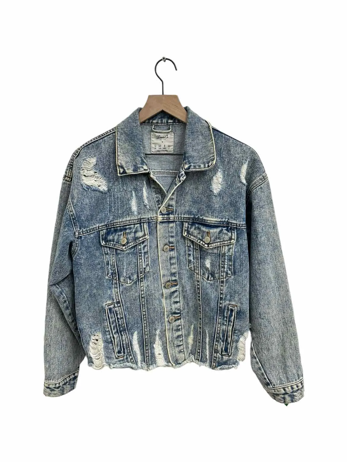 DENIM & CO Denim Women Size 8 Jacket