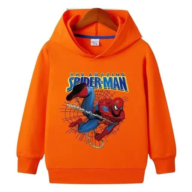 Disney Marvel Spider Man Girls Jackets Children Hoodies Sweatshirt Baby Clothing Spring Autumn Coat Kids Casual Hood Outwear