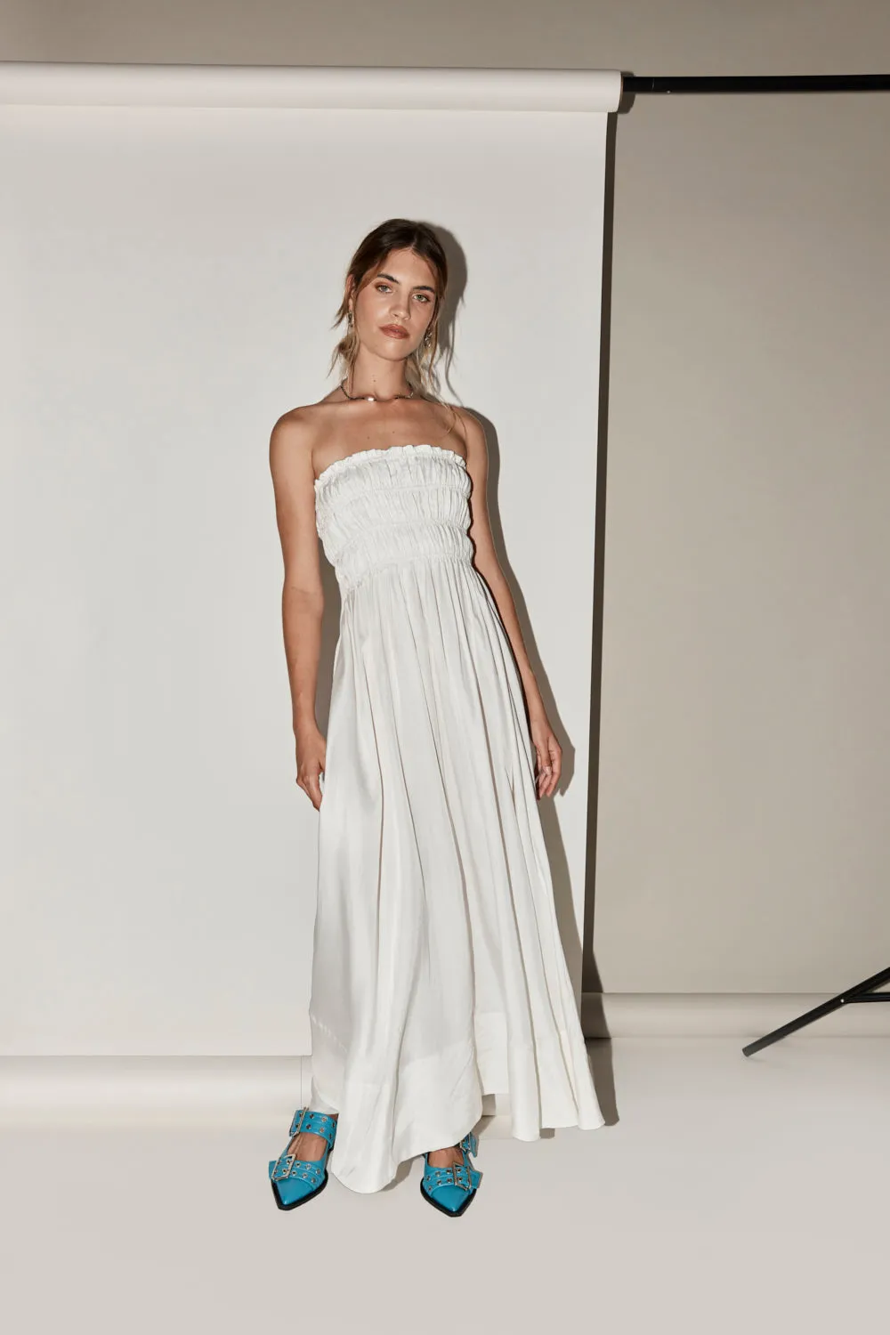 Eliana Maxi Dress White