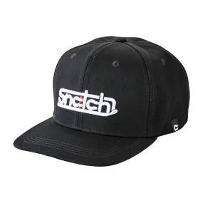 Embroidered Snapback Cap Black - SM7001BKOSFM