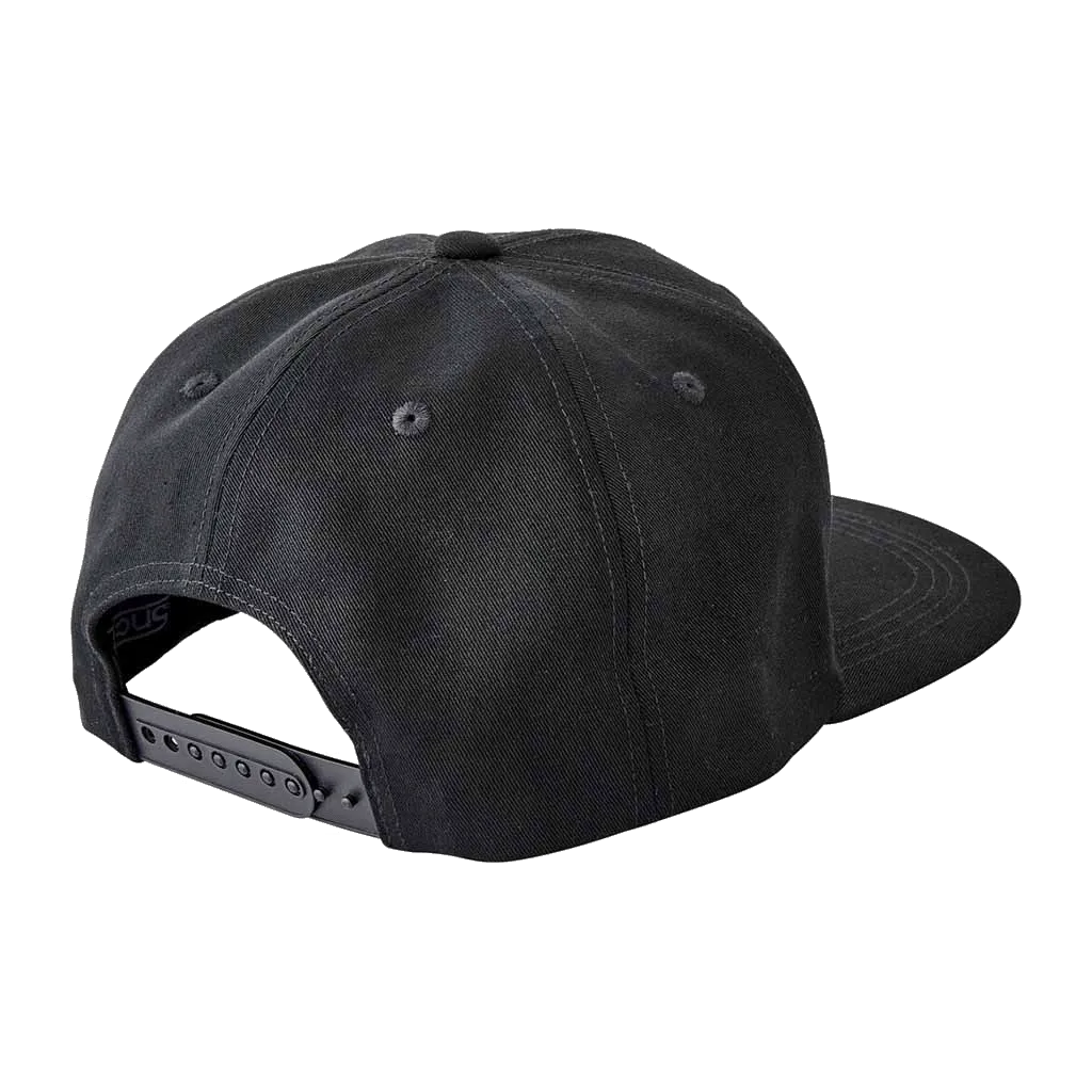 Embroidered Snapback Cap Black - SM7001BKOSFM