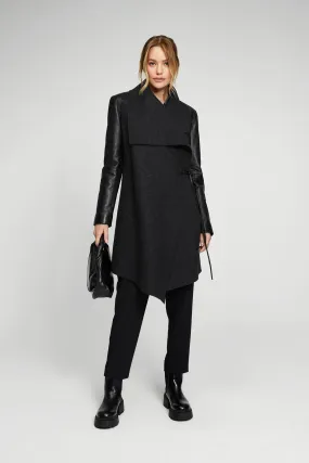 Faith - Anthracite Wool Coat