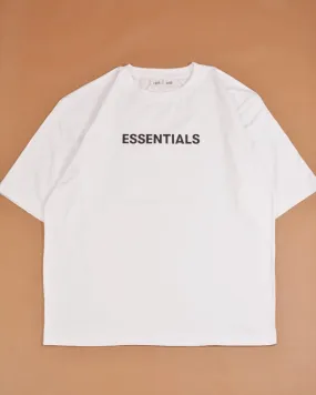 FEAR OF GOD ESSENTIALS  T-SHIRT WHITE