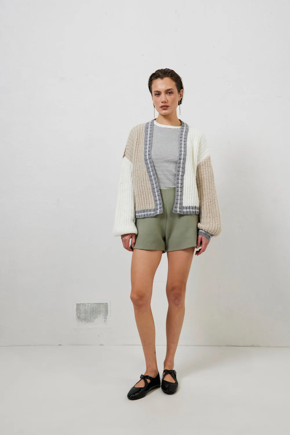 Franca Knit Cardigan Natural