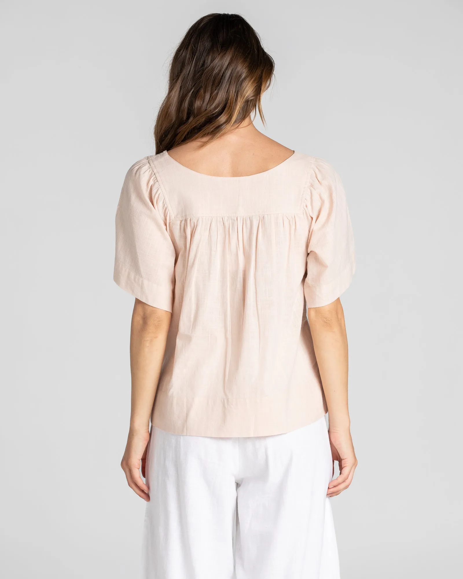 Freya Top - Dusty Pink