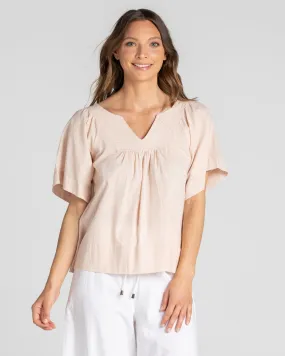 Freya Top - Dusty Pink