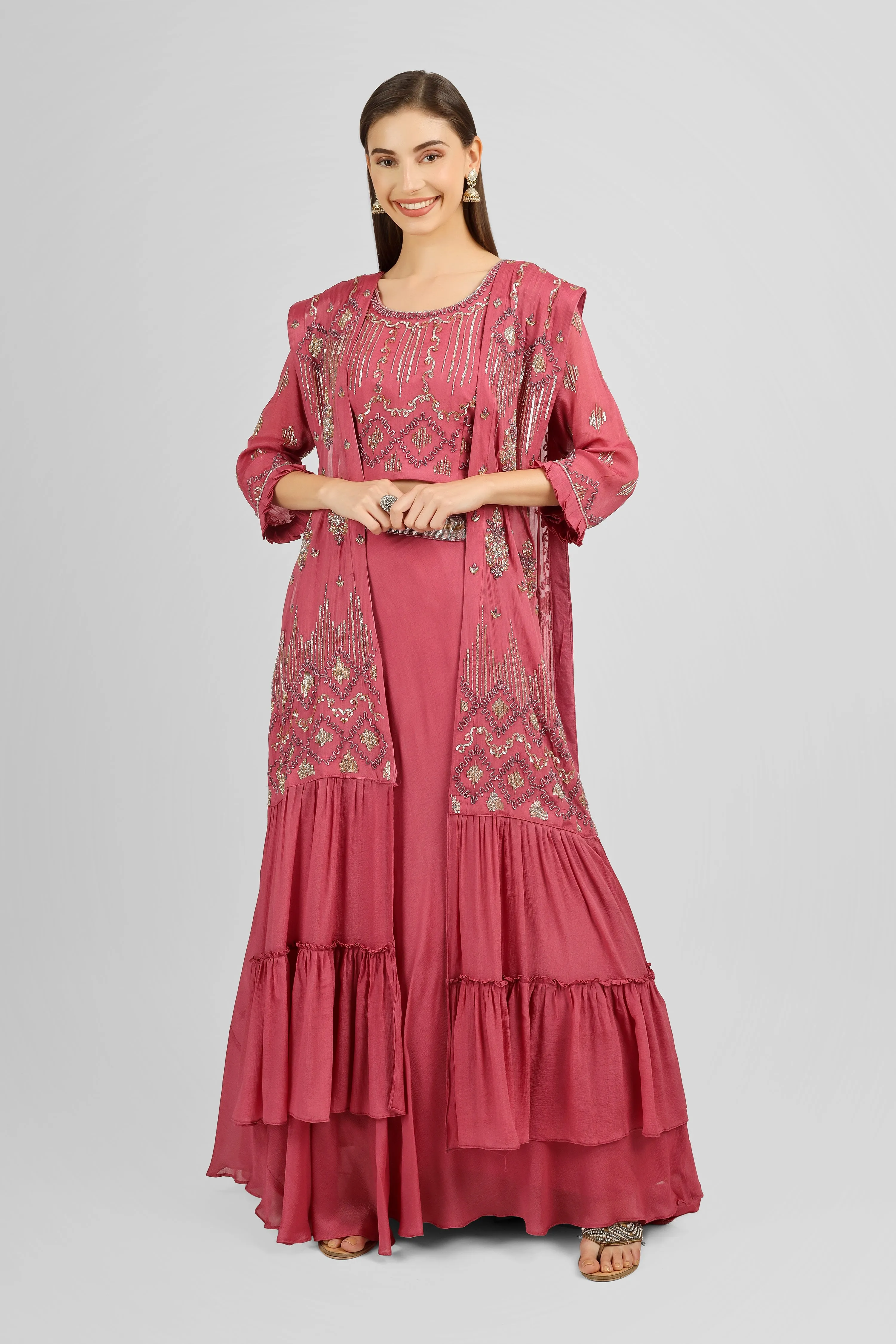 Gajree Indo Western suit with Jacket