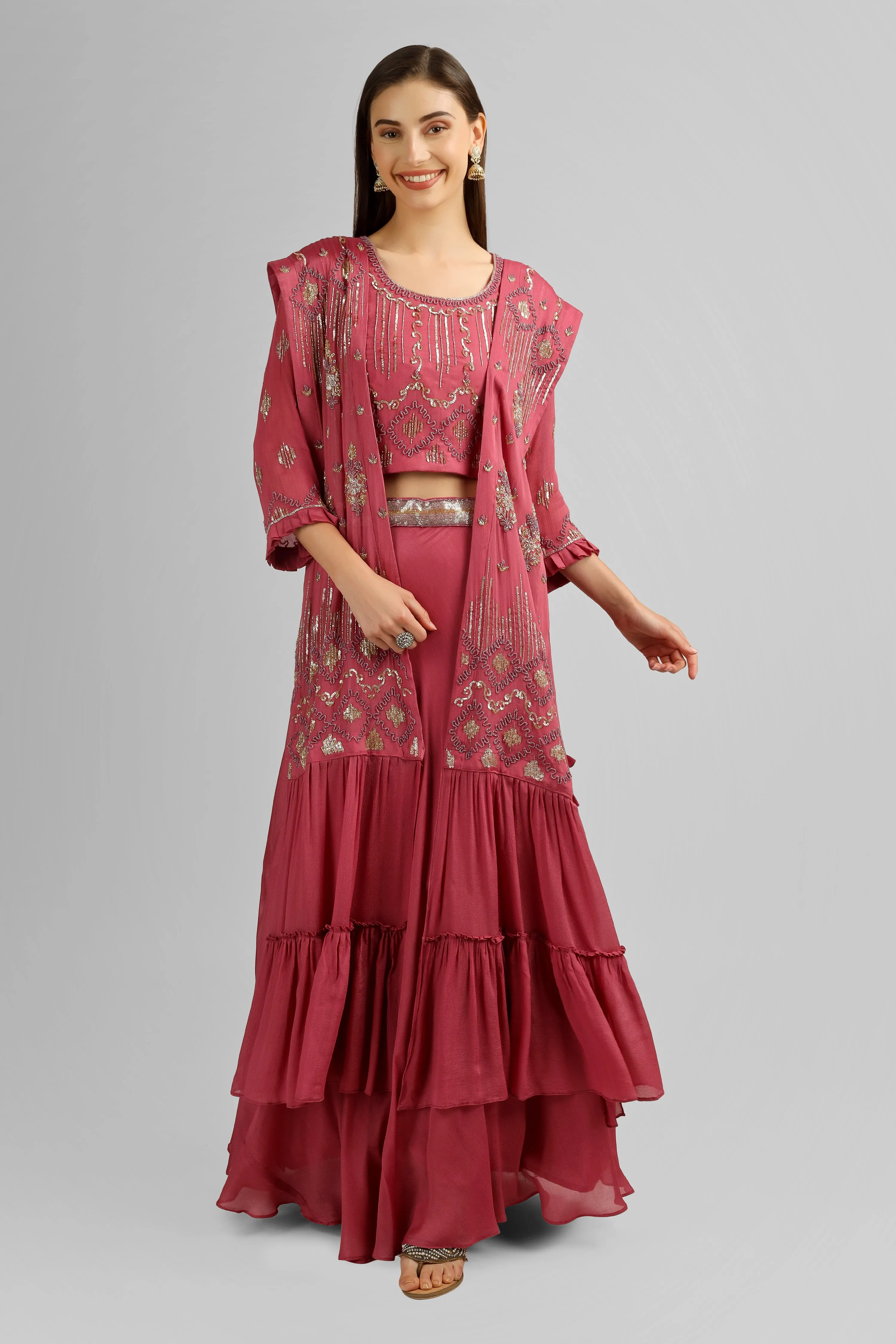 Gajree Indo Western suit with Jacket