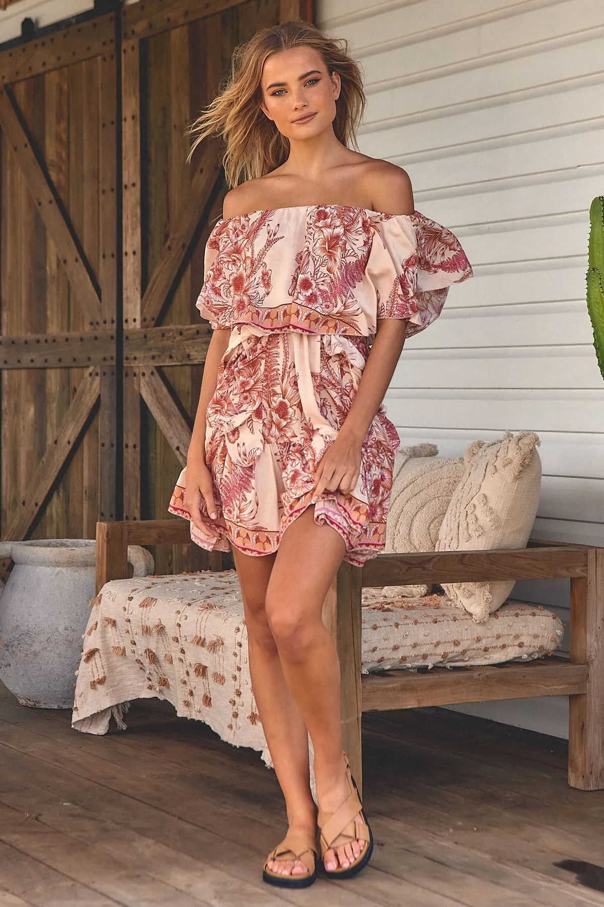 Georgie Mini Dress Balmy Nights Print