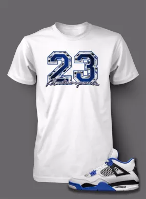 Graphic 23 T Shirt To Match Retro Air Jordan 4 Motorsports Shoe