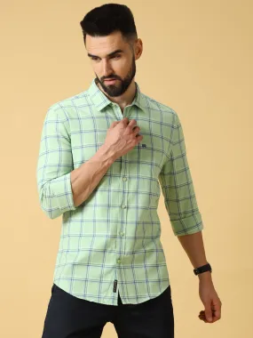 Green Navy /Grey Check Shirt