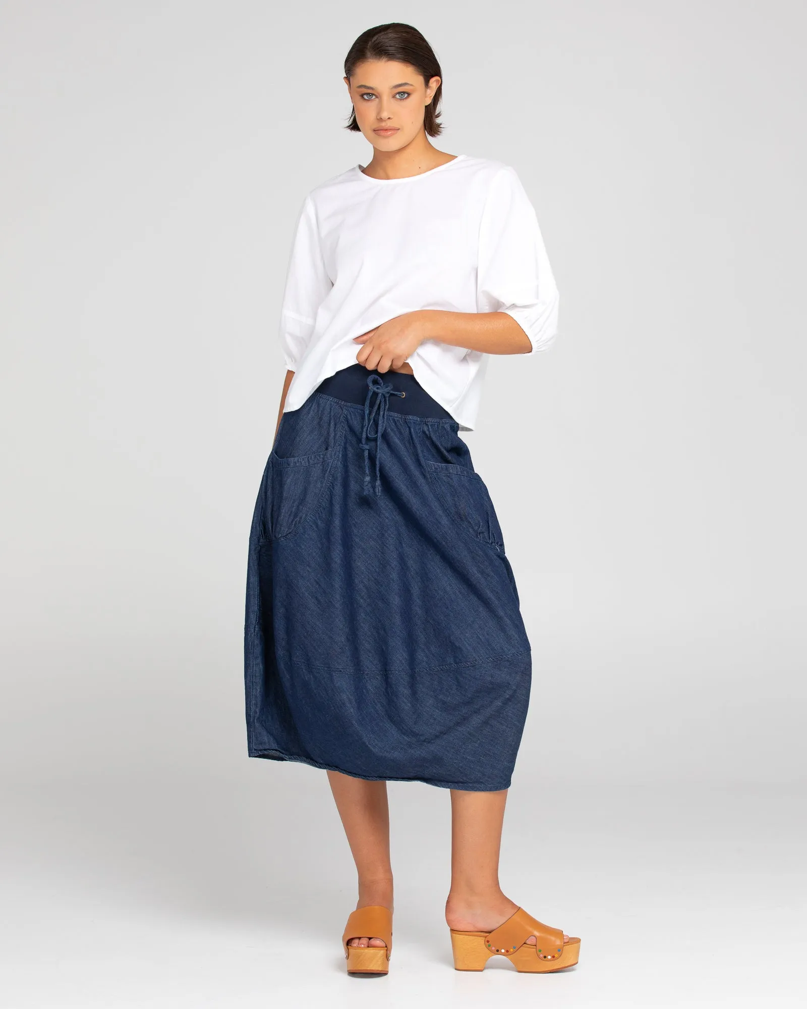 Guru Skirt - Dark Denim