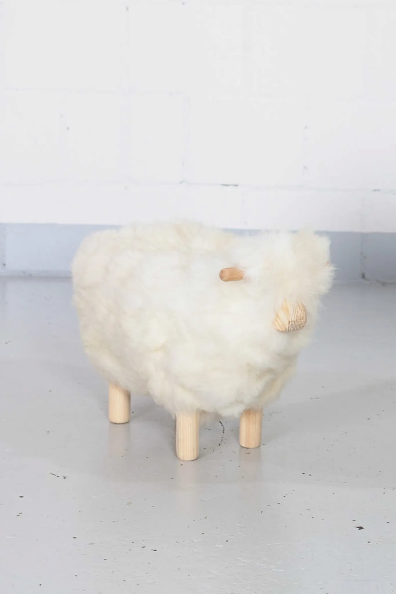 Handcrafted Sheep Tabouret