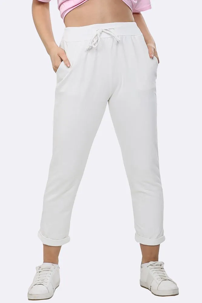 ITALIAN PLAIN POCKET TROUSERS