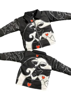 Kids black picasso jacket